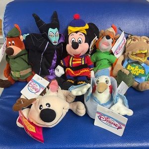 Disney mini bean bag plush lot. 7 pieces with all tags. Sold for $6 each.